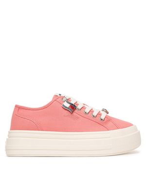 Buty sportowe damskie na wiosnę Tommy Jeans ze sklepu: MODIVO w kategorii: Buty sportowe damskie - zdjęcie WP-EBWP-BKLVO-LN0_0000305783219