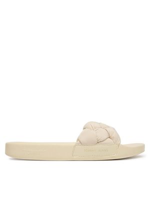 Klapki damskie na lato Tommy Jeans ze sklepu: MODIVO w kategorii: Klapki damskie - zdjęcie WP-EBWP-BKLVO-LN0_0000305783288