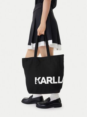 Karl Lagerfeld - Shopper bag elegancka ze sklepu: MODIVO w kategorii: Torby Shopper bag - zdjęcie WP-EBWP-BKLVO-LN0_0000305789754
