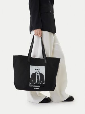 Karl Lagerfeld - Shopper bag wakacyjna ze sklepu: MODIVO w kategorii: Torby Shopper bag - zdjęcie WP-EBWP-BKLVO-LN0_0000305789921
