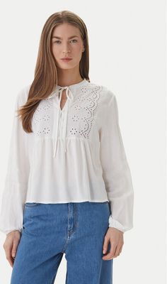 Bluzka damska elegancka ONLY ze sklepu: MODIVO w kategorii: Bluzki damskie - zdjęcie WP-EBWP-BKLVO-LN0_0000305792211
