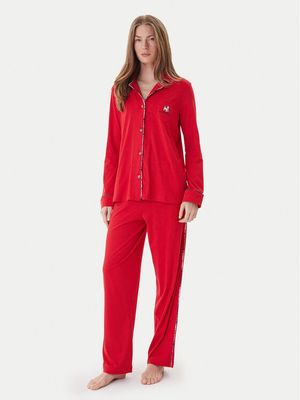 LAUREN RALPH LAUREN - Piżama gładka ze sklepu: MODIVO w kategorii: Piżamy damskie - zdjęcie WP-EBWP-BKLVO-LN0_0000305797483