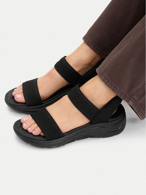 Skechers - Sandały damskie na lato ze sklepu: MODIVO w kategorii: Sandały damskie - zdjęcie WP-EBWP-BKLVO-LN0_0000305799142
