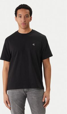 T-shirt męski casualowy Calvin Klein Jeans ze sklepu: MODIVO w kategorii: T-shirty męskie - zdjęcie WP-EBWP-BKLVO-LN0_0000305801586