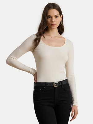 Bluzka damska casual LAUREN RALPH LAUREN ze sklepu: MODIVO w kategorii: Bluzki damskie - zdjęcie WP-EBWP-BKLVO-LN0_0000305805409