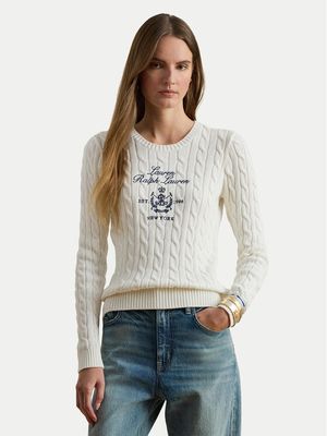 Sweter damski casualowy LAUREN RALPH LAUREN ze sklepu: MODIVO w kategorii: Swetry damskie - zdjęcie WP-EBWP-BKLVO-LN0_0000305805492