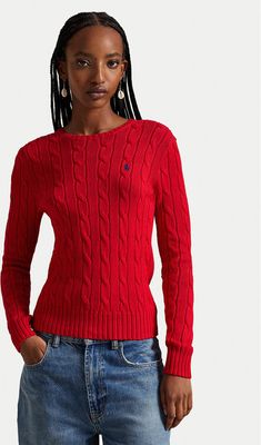 Sweter damski casualowy Polo Ralph Lauren ze sklepu: MODIVO w kategorii: Swetry damskie - zdjęcie WP-EBWP-BKLVO-LN0_0000305806789