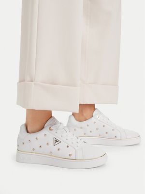 Buty sportowe damskie na wiosnę Guess ze sklepu: MODIVO w kategorii: Buty sportowe damskie - zdjęcie WP-EBWP-BKLVO-LN0_0000305817648