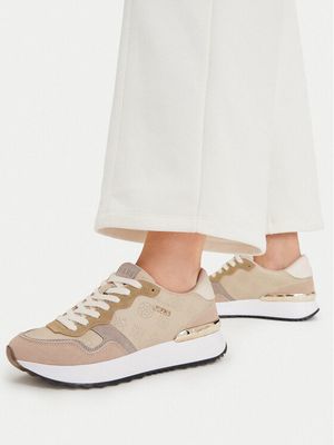 Buty sportowe damskie na wiosnę Guess ze sklepu: MODIVO w kategorii: Buty sportowe damskie - zdjęcie WP-EBWP-BKLVO-LN0_0000305818164