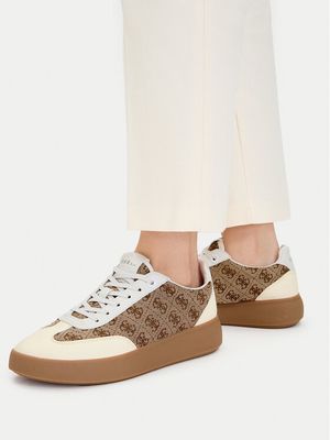 Buty sportowe damskie na wiosnę Guess ze sklepu: MODIVO w kategorii: Buty sportowe damskie - zdjęcie WP-EBWP-BKLVO-LN0_0000305818225
