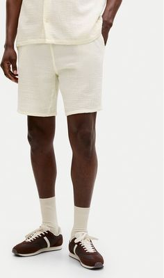 Spodenki męskie na lato casual Jack & Jones ze sklepu: MODIVO w kategorii: Spodenki męskie - zdjęcie WP-EBWP-BKLVO-LN0_0000305818973