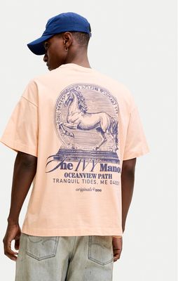 T-shirt męski w stylu młodzieżowym Jack & Jones ze sklepu: MODIVO w kategorii: T-shirty męskie - zdjęcie WP-EBWP-BKLVO-LN0_0000305819963