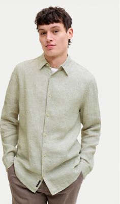Koszula męska Jack & Jones ze sklepu: MODIVO w kategorii: Koszule męskie - zdjęcie WP-EBWP-BKLVO-LN0_0000305821232