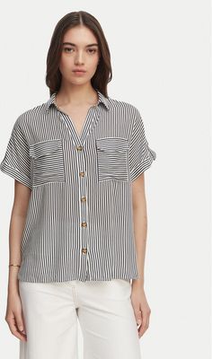 Koszula damska wiosenna casual Vero Moda ze sklepu: MODIVO w kategorii: Koszule damskie - zdjęcie WP-EBWP-BKLVO-LN0_0000305821485