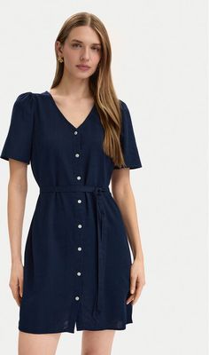 Sukienka casual Vero Moda ze sklepu: MODIVO w kategorii: Sukienki - zdjęcie WP-EBWP-BKLVO-LN0_0000305821829
