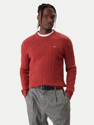 Sweter męski zimowy casual Gant ze sklepu: MODIVO w kategorii: Swetry męskie - zdjęcie WP-EBWP-BKLVO-LN0_0000305824929