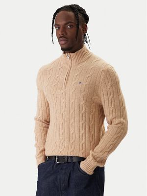 Sweter męski casualowy Gant ze sklepu: MODIVO w kategorii: Swetry męskie - zdjęcie WP-EBWP-BKLVO-LN0_0000305824974