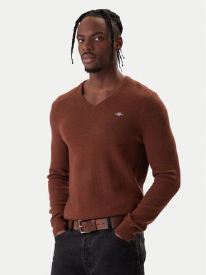 Sweter męski casual na zimę Gant ze sklepu: MODIVO w kategorii: Swetry męskie - zdjęcie WP-EBWP-BKLVO-LN0_0000305824998