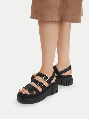 Sandały damskie na lato Clarks ze sklepu: MODIVO w kategorii: Sandały damskie - zdjęcie WP-EBWP-BKLVO-LN0_0000305833938