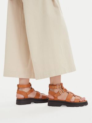 Clarks - Sandały damskie na lato ze sklepu: MODIVO w kategorii: Sandały damskie - zdjęcie WP-EBWP-BKLVO-LN0_0000305834164
