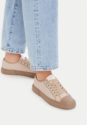 Trampki damskie na wiosnę Calvin Klein ze sklepu: MODIVO w kategorii: Trampki damskie - zdjęcie WP-EBWP-BKLVO-LN0_0000305846631