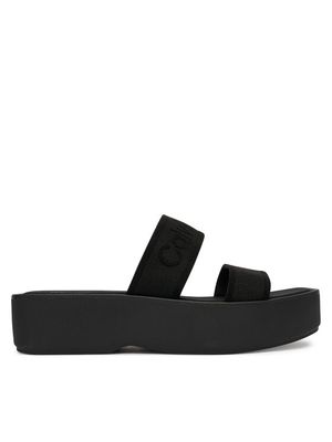 Klapki damskie na lato Calvin Klein ze sklepu: MODIVO w kategorii: Klapki damskie - zdjęcie WP-EBWP-BKLVO-LN0_0000305846792