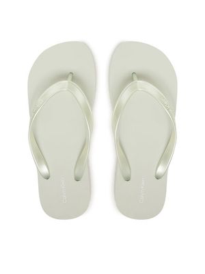 Klapki damskie na lato Calvin Klein ze sklepu: MODIVO w kategorii: Klapki damskie - zdjęcie WP-EBWP-BKLVO-LN0_0000305846877