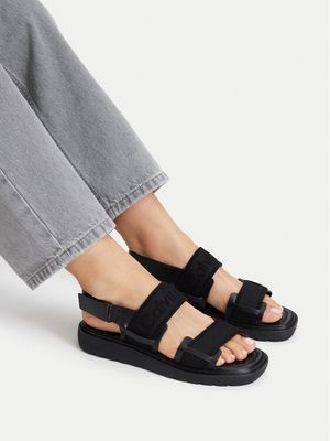 Sandały damskie na lato Calvin Klein ze sklepu: MODIVO w kategorii: Sandały damskie - zdjęcie WP-EBWP-BKLVO-LN0_0000305846907