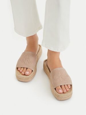 Espadryle damskie na lato Calvin Klein ze sklepu: MODIVO w kategorii: Espadryle damskie - zdjęcie WP-EBWP-BKLVO-LN0_0000305847003