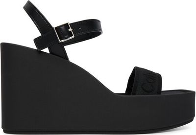 Sandały damskie na lato Calvin Klein ze sklepu: MODIVO w kategorii: Sandały damskie - zdjęcie WP-EBWP-BKLVO-LN0_0000305847072