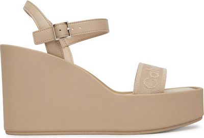 Sandały damskie letnie Calvin Klein ze sklepu: MODIVO w kategorii: Sandały damskie - zdjęcie WP-EBWP-BKLVO-LN0_0000305847140
