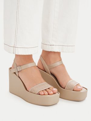 Sandały damskie letnie Calvin Klein ze sklepu: MODIVO w kategorii: Sandały damskie - zdjęcie WP-EBWP-BKLVO-LN0_0000305847140