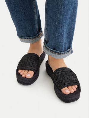 Espadryle damskie na lato Calvin Klein ze sklepu: MODIVO w kategorii: Espadryle damskie - zdjęcie WP-EBWP-BKLVO-LN0_0000305847270