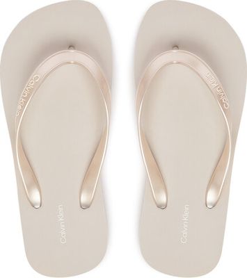 Klapki damskie na lato Calvin Klein ze sklepu: MODIVO w kategorii: Klapki damskie - zdjęcie WP-EBWP-BKLVO-LN0_0000305847379