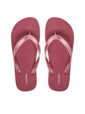 Klapki damskie na lato Calvin Klein ze sklepu: MODIVO w kategorii: Klapki damskie - zdjęcie WP-EBWP-BKLVO-LN0_0000305849137