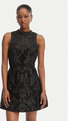 Sukienka elegancka Bardot ze sklepu: MODIVO w kategorii: Sukienki - zdjęcie WP-EBWP-BKLVO-LN0_0000305852236