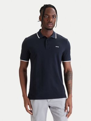 T-shirt męski casual BOSS ze sklepu: MODIVO w kategorii: T-shirty męskie - zdjęcie WP-EBWP-BKLVO-LN0_0000305858023