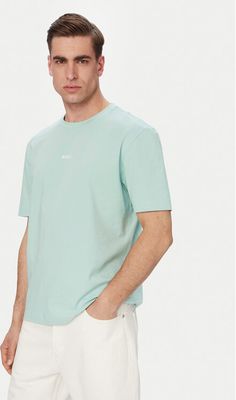 T-shirt męski wiosenny BOSS ze sklepu: MODIVO w kategorii: T-shirty męskie - zdjęcie WP-EBWP-BKLVO-LN0_0000305859303