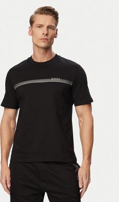 BOSS - T-shirt męski casualowy na wiosnę ze sklepu: MODIVO w kategorii: T-shirty męskie - zdjęcie WP-EBWP-BKLVO-LN0_0000305860668