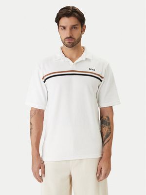 BOSS - T-shirt męski casual ze sklepu: MODIVO w kategorii: T-shirty męskie - zdjęcie WP-EBWP-BKLVO-LN0_0000305860866