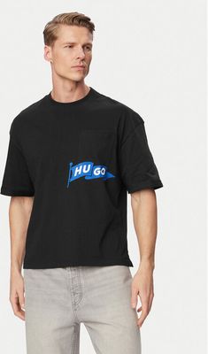 T-shirt męski na wiosnę HUGO ze sklepu: MODIVO w kategorii: T-shirty męskie - zdjęcie WP-EBWP-BKLVO-LN0_0000305863133