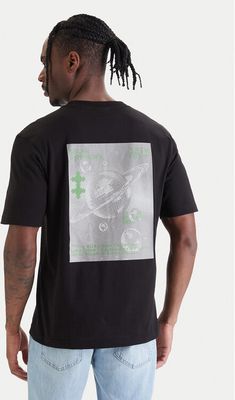 T-shirt męski młodzieżowy na wiosnę HUGO ze sklepu: MODIVO w kategorii: T-shirty męskie - zdjęcie WP-EBWP-BKLVO-LN0_0000305863218