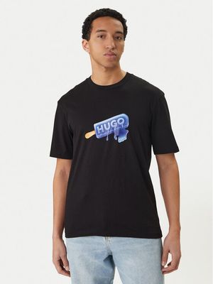T-shirt męski na wiosnę HUGO ze sklepu: MODIVO w kategorii: T-shirty męskie - zdjęcie WP-EBWP-BKLVO-LN0_0000305863225