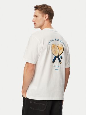 T-shirt męski młodzieżowy na wiosnę HUGO ze sklepu: MODIVO w kategorii: T-shirty męskie - zdjęcie WP-EBWP-BKLVO-LN0_0000305863256