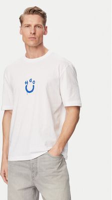 T-shirt męski HUGO ze sklepu: MODIVO w kategorii: T-shirty męskie - zdjęcie WP-EBWP-BKLVO-LN0_0000305863324