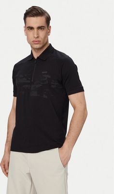 T-shirt męski casual BOSS ze sklepu: MODIVO w kategorii: T-shirty męskie - zdjęcie WP-EBWP-BKLVO-LN0_0000305863362