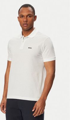 T-shirt męski casual BOSS ze sklepu: MODIVO w kategorii: T-shirty męskie - zdjęcie WP-EBWP-BKLVO-LN0_0000305863447