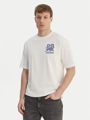 HUGO - T-shirt męski młodzieżowy ze sklepu: MODIVO w kategorii: T-shirty męskie - zdjęcie WP-EBWP-BKLVO-LN0_0000305864635