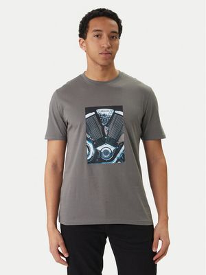 HUGO - T-shirt męski na wiosnę ze sklepu: MODIVO w kategorii: T-shirty męskie - zdjęcie WP-EBWP-BKLVO-LN0_0000305866738