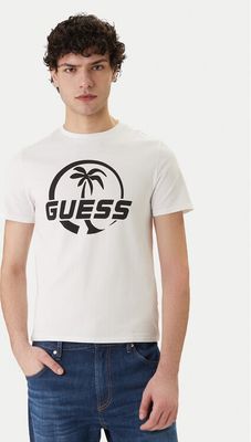 T-shirt męski młodzieżowy Guess ze sklepu: MODIVO w kategorii: T-shirty męskie - zdjęcie WP-EBWP-BKLVO-LN0_0000305881922